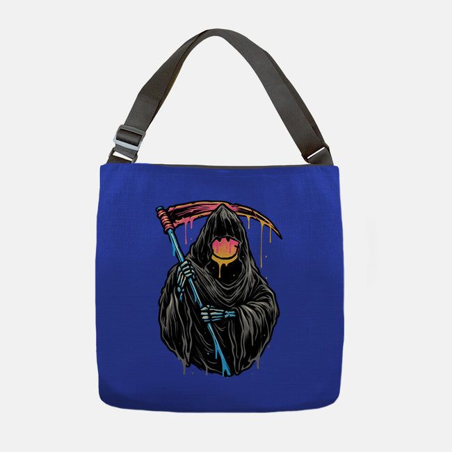 Color Drip Reaper-None-Adjustable Tote-Bag-glitchygorilla