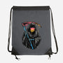 Color Drip Reaper-None-Drawstring-Bag-glitchygorilla