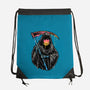 Color Drip Reaper-None-Drawstring-Bag-glitchygorilla