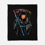 Color Drip Reaper-None-Fleece-Blanket-glitchygorilla
