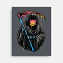 Color Drip Reaper-None-Stretched-Canvas-glitchygorilla