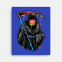 Color Drip Reaper-None-Stretched-Canvas-glitchygorilla