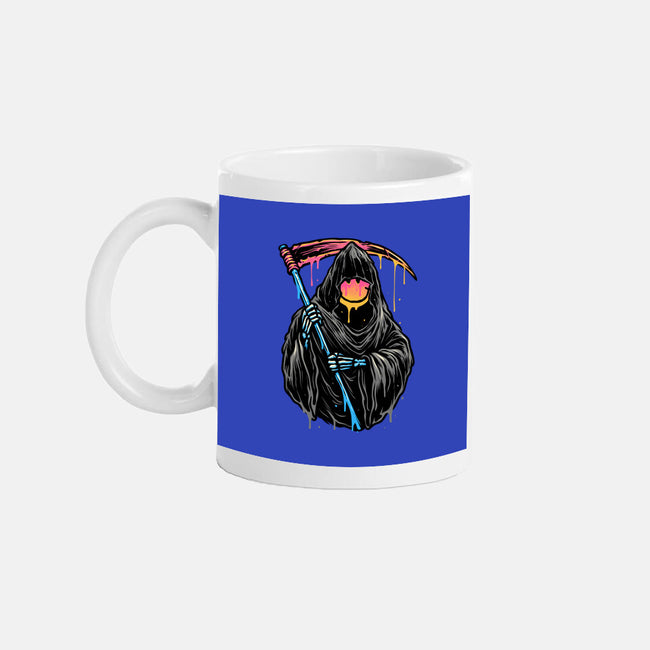 Color Drip Reaper-None-Mug-Drinkware-glitchygorilla