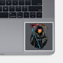 Color Drip Reaper-None-Glossy-Sticker-glitchygorilla