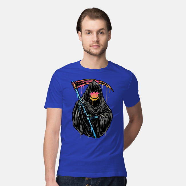 Color Drip Reaper-Mens-Premium-Tee-glitchygorilla