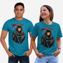 Color Drip Reaper-Unisex-Basic-Tee-glitchygorilla