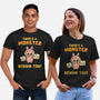 There's A Monster Behind You-Unisex-Basic-Tee-kg07