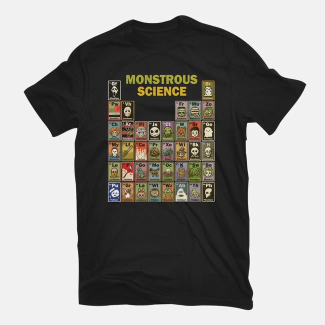 Monstrous Science-Womens-Basic-Tee-kg07