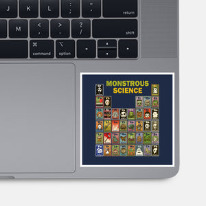Monstrous Science-None-Glossy-Sticker-kg07