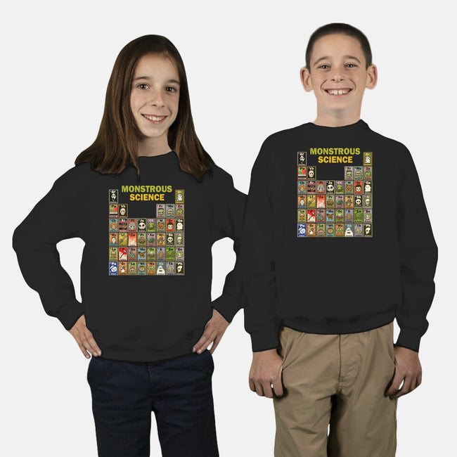 Monstrous Science-Youth-Crew Neck-Sweatshirt-kg07