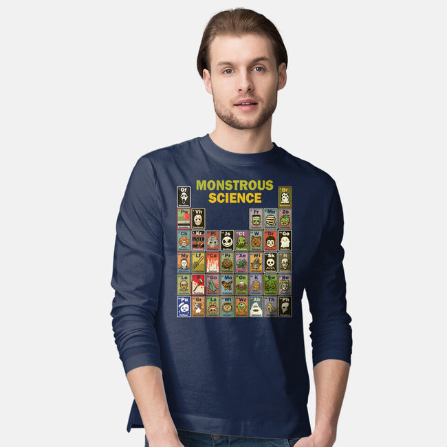Monstrous Science-Mens-Long Sleeved-Tee-kg07
