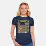 Monstrous Science-Womens-Fitted-Tee-kg07