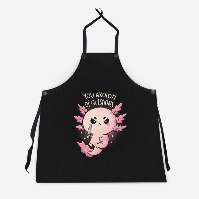 You Axolotl Of Questions-Unisex-Kitchen-Apron-koalastudio