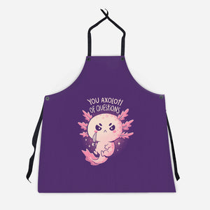 You Axolotl Of Questions-Unisex-Kitchen-Apron-koalastudio