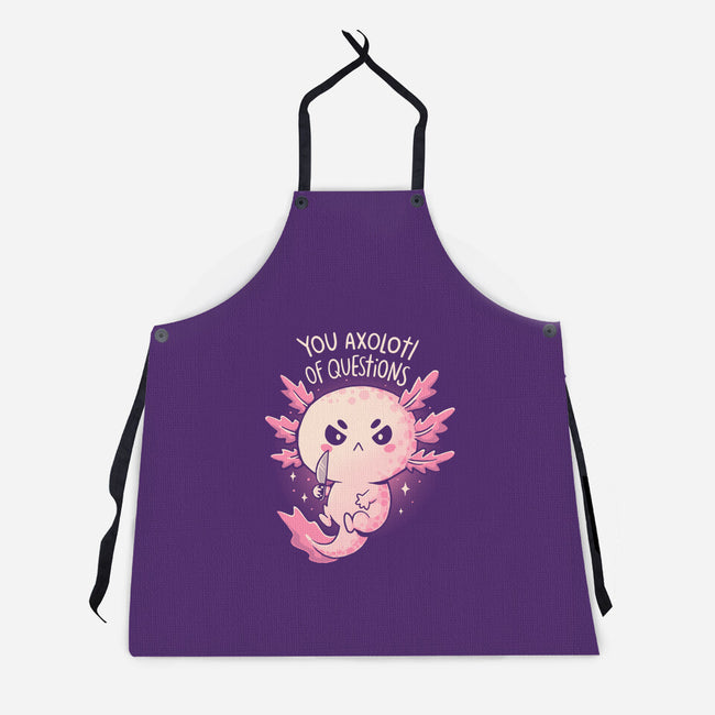 You Axolotl Of Questions-Unisex-Kitchen-Apron-koalastudio