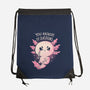 You Axolotl Of Questions-None-Drawstring-Bag-koalastudio