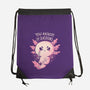You Axolotl Of Questions-None-Drawstring-Bag-koalastudio