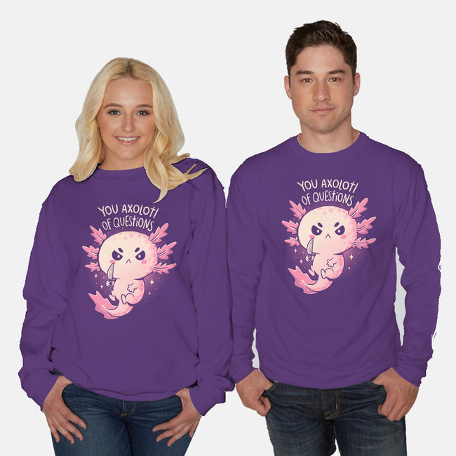 You Axolotl Of Questions-Unisex-Crew Neck-Sweatshirt-koalastudio