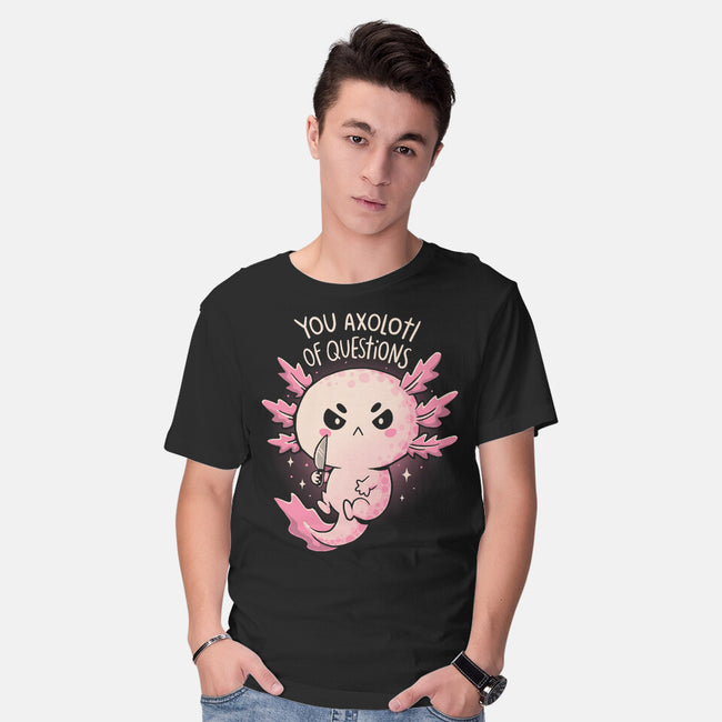 You Axolotl Of Questions-Mens-Basic-Tee-koalastudio