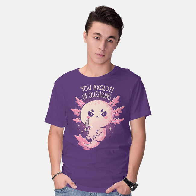 You Axolotl Of Questions-Mens-Basic-Tee-koalastudio