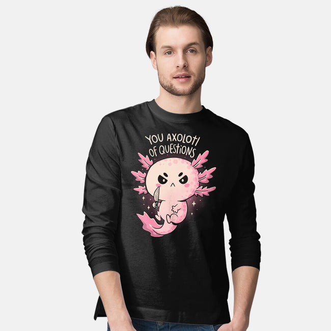 You Axolotl Of Questions-Mens-Long Sleeved-Tee-koalastudio