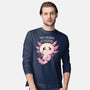 You Axolotl Of Questions-Mens-Long Sleeved-Tee-koalastudio