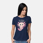 You Axolotl Of Questions-Womens-Basic-Tee-koalastudio
