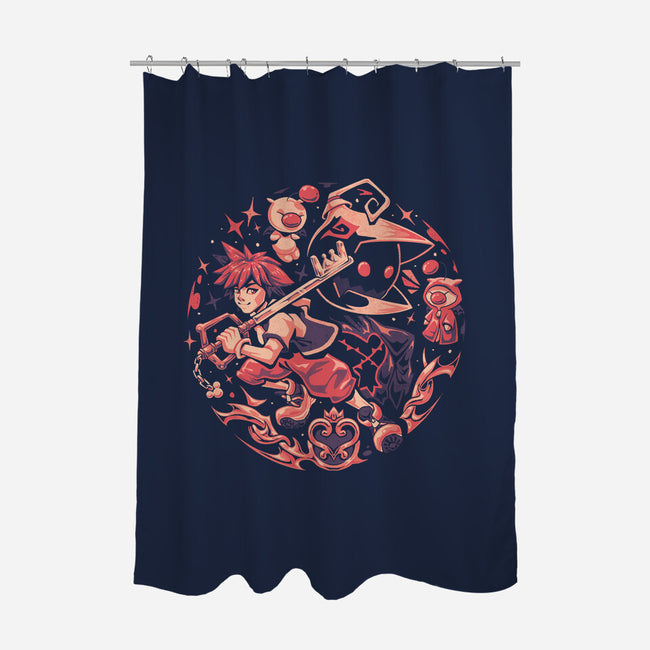 Hearts In Balance-None-Polyester-Shower Curtain-eduely