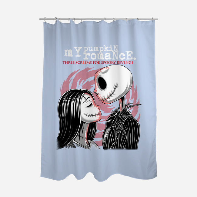 My Pumpkin Romance-None-Polyester-Shower Curtain-rmatix