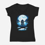 Just Believe In The Magic-Womens-V-Neck-Tee-Vallina84