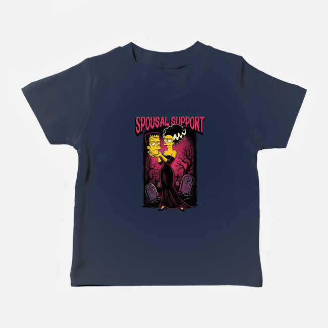 Spousal Support-Baby-Basic-Tee-P1yu5h