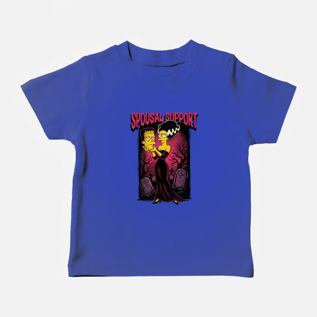 Spousal Support-Baby-Basic-Tee-P1yu5h