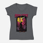 Spousal Support-Womens-V-Neck-Tee-P1yu5h