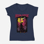 Spousal Support-Womens-V-Neck-Tee-P1yu5h