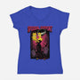 Spousal Support-Womens-V-Neck-Tee-P1yu5h