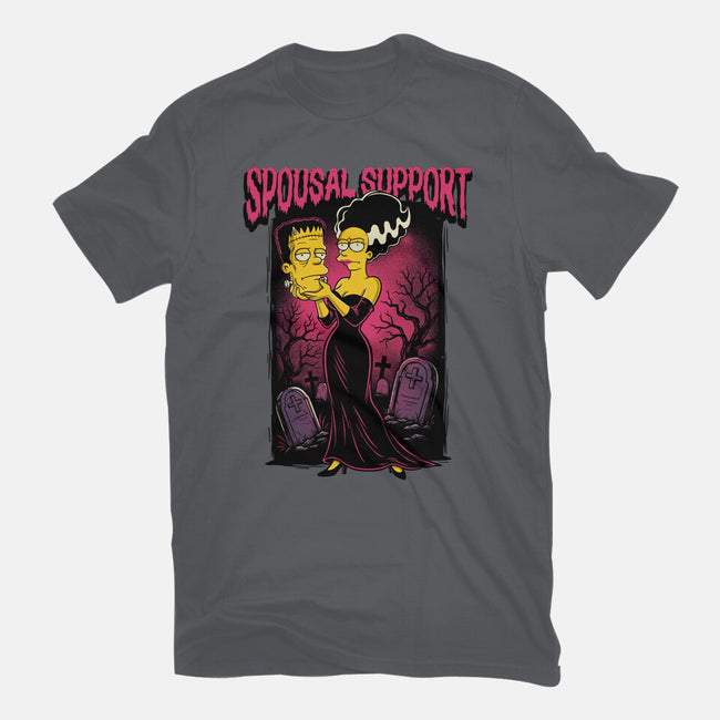 Spousal Support-Womens-Fitted-Tee-P1yu5h