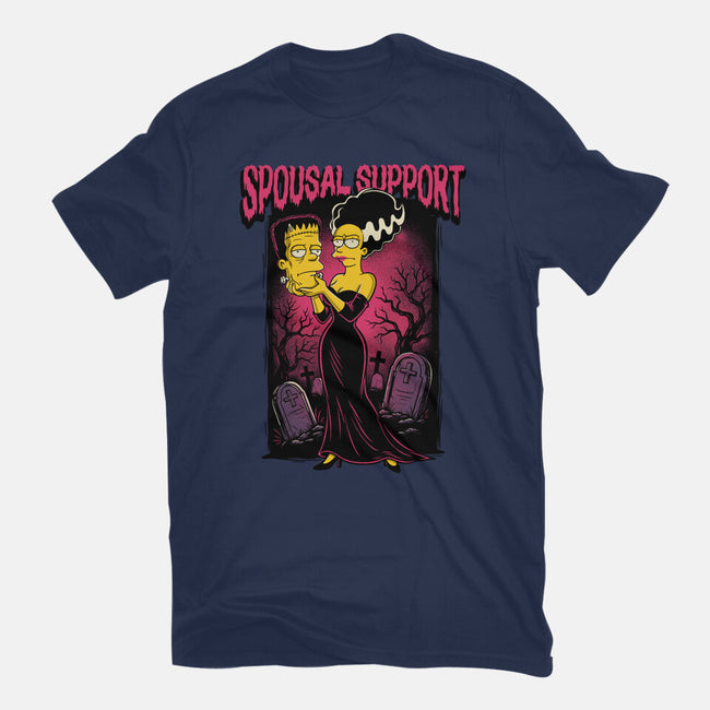 Spousal Support-Womens-Fitted-Tee-P1yu5h