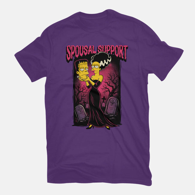 Spousal Support-Womens-Fitted-Tee-P1yu5h
