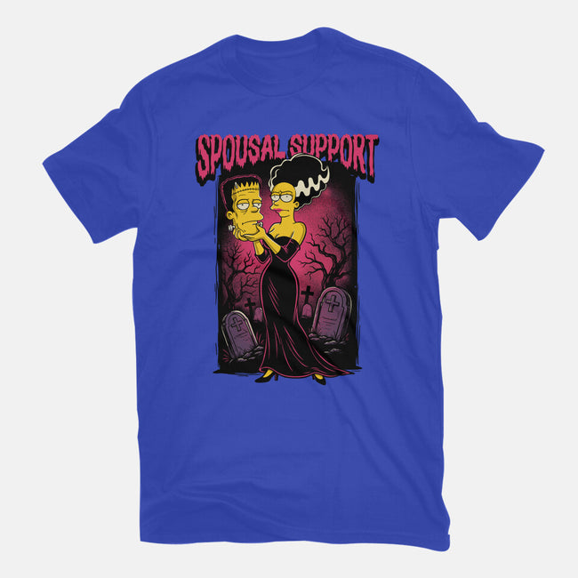 Spousal Support-Womens-Fitted-Tee-P1yu5h