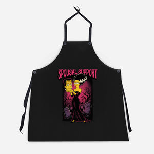 Spousal Support-Unisex-Kitchen-Apron-P1yu5h