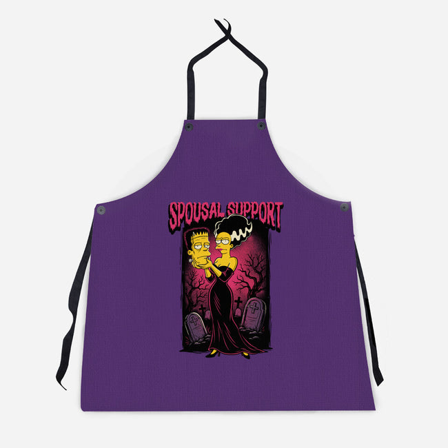 Spousal Support-Unisex-Kitchen-Apron-P1yu5h