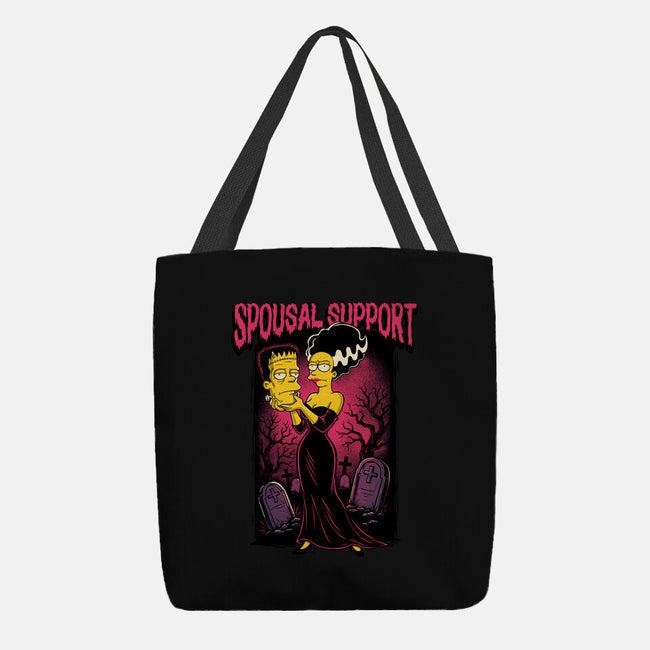 Spousal Support-None-Basic Tote-Bag-P1yu5h