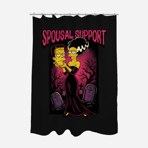 Spousal Support-None-Polyester-Shower Curtain-P1yu5h