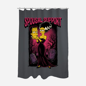 Spousal Support-None-Polyester-Shower Curtain-P1yu5h