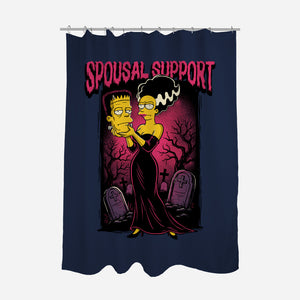 Spousal Support-None-Polyester-Shower Curtain-P1yu5h