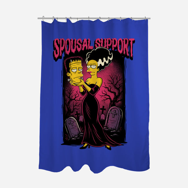 Spousal Support-None-Polyester-Shower Curtain-P1yu5h