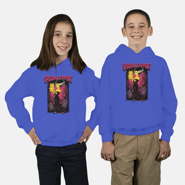 Spousal Support-Youth-Pullover-Sweatshirt-P1yu5h