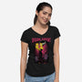 Spousal Support-Womens-V-Neck-Tee-P1yu5h