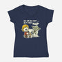 But First Nap-Womens-V-Neck-Tee-P1yu5h