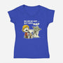 But First Nap-Womens-V-Neck-Tee-P1yu5h
